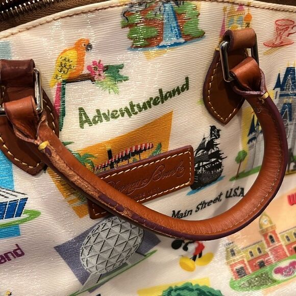 Disney Dooney & Bourke Walt Disney World Retro Satchel Purse Bag read has flaw - Picture 5 of 15